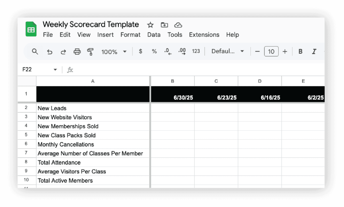 I’ve put together a free, simple weekly scorecard to get you started