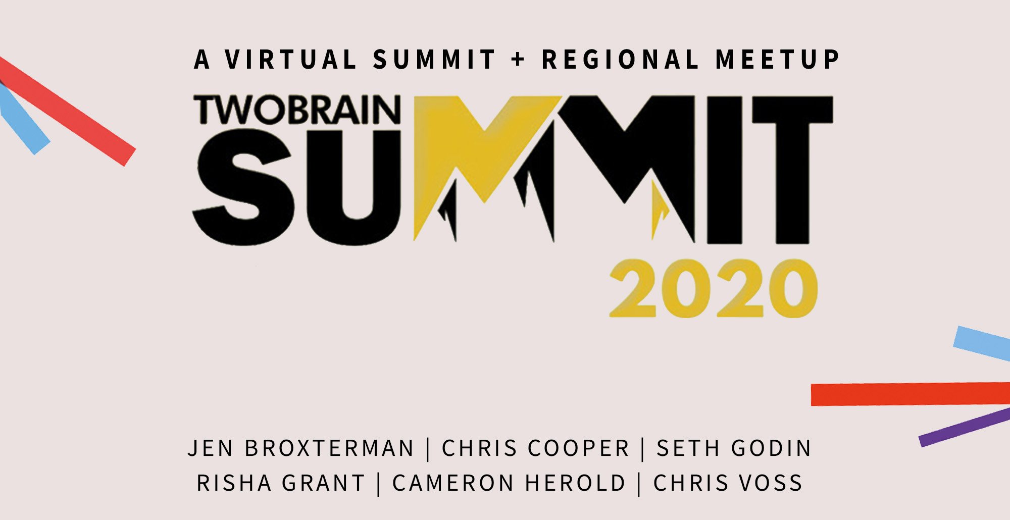 Regional Meet-Up for The Two Brain Business Summit 2020